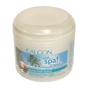 Calgon Ahh...Spa Tropics Whipped Body Souffle with‎ Cocoa Butter 8 0z. Jar NEW